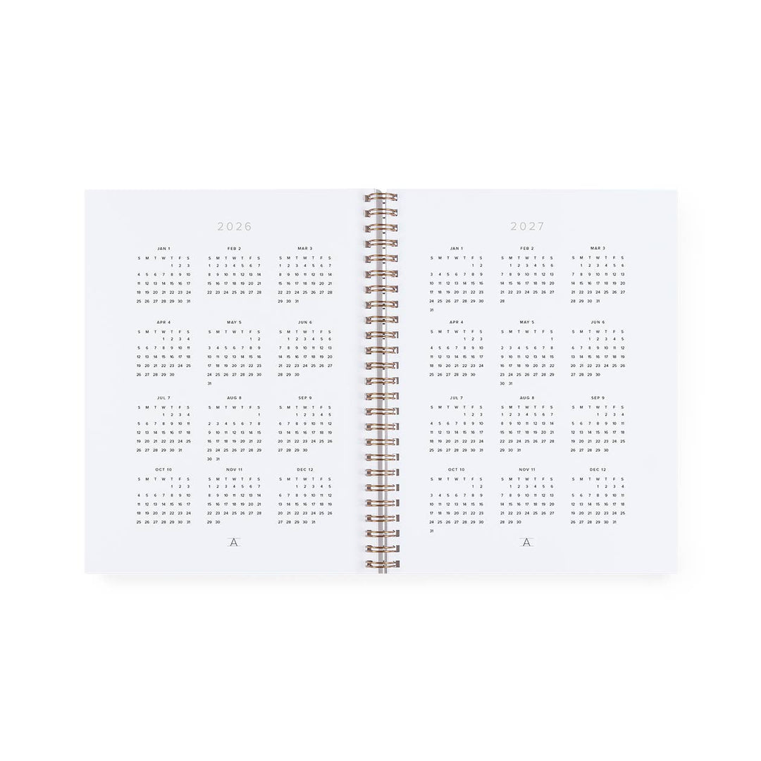 2026-2027 Weekly Notebook Planner - Blossom Pink