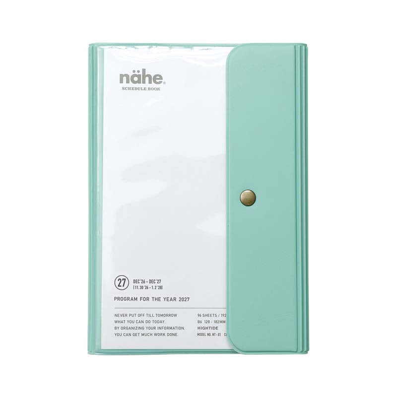 2027 B6 Diary Nahe Free Planner - Mint