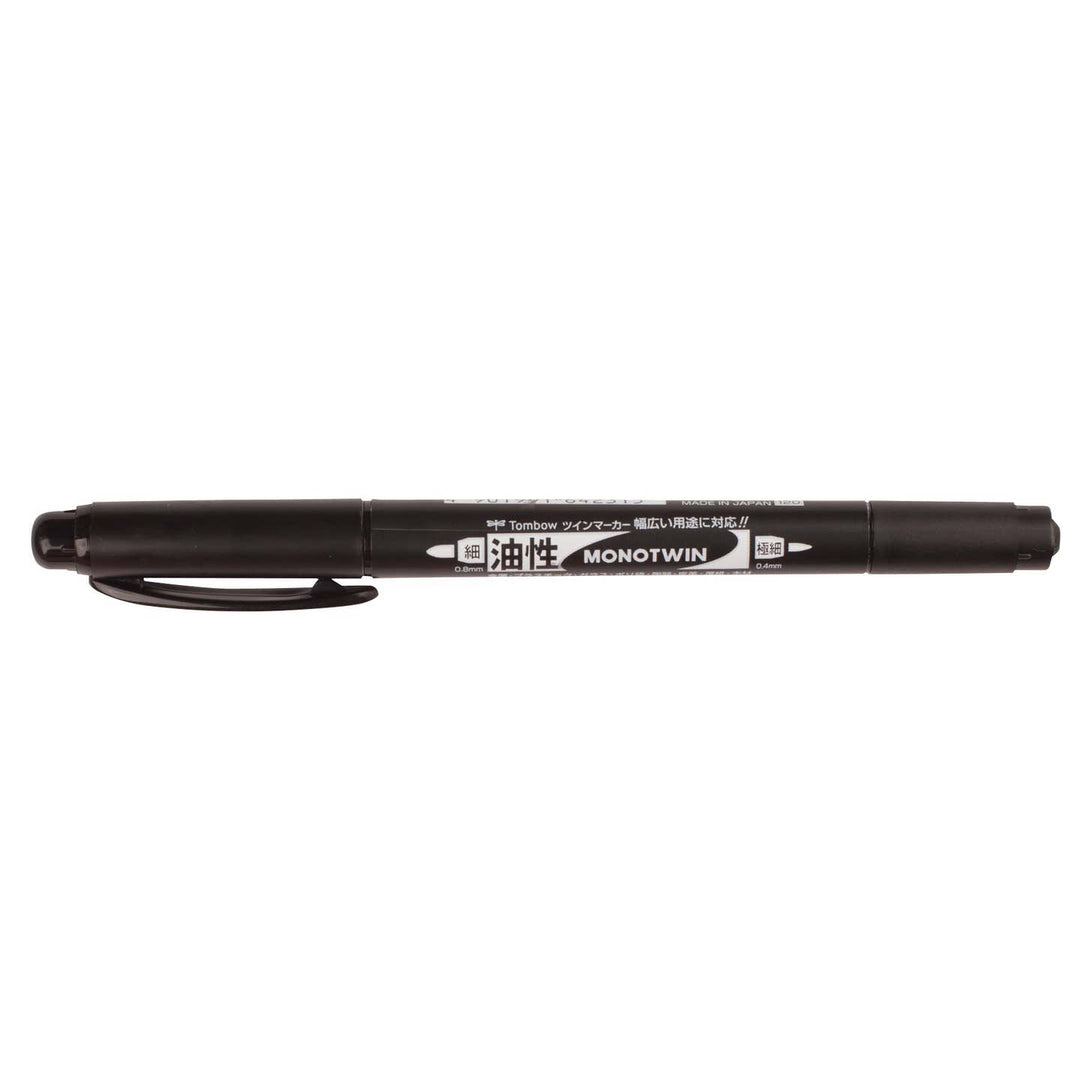 Mono Twin Permanent Marker - Black
