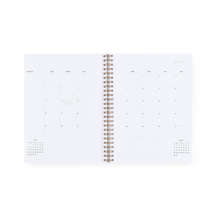 2026-2027 Weekly Notebook Planner - Blossom Pink