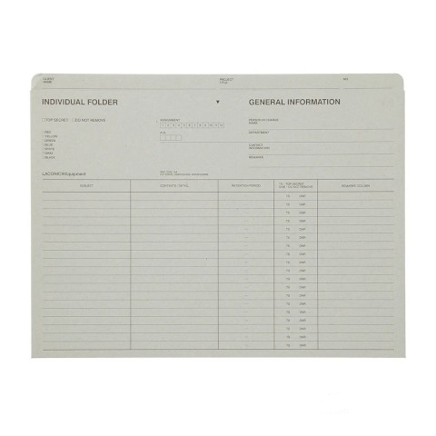 A4 Folder - Grey