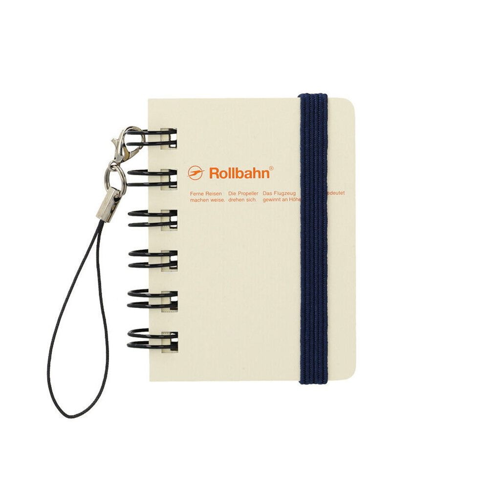 Rollbahn Micro Notebook - Grid: Cream