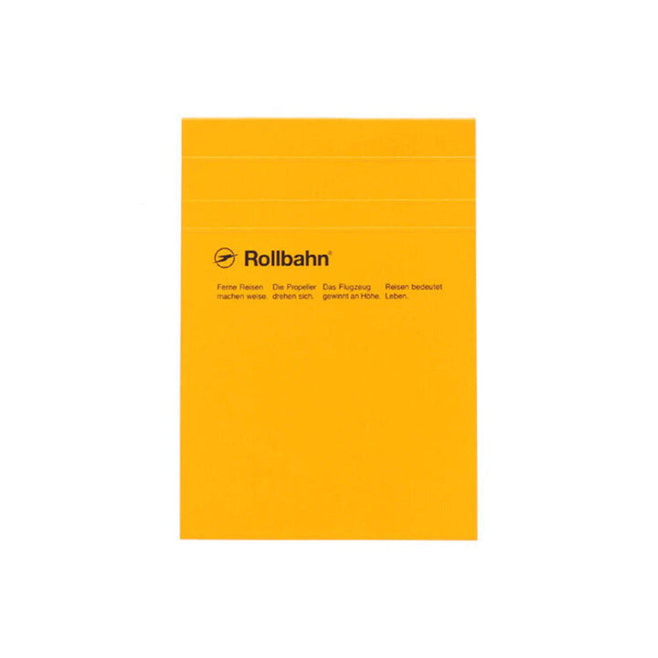 Rollbahn Notepad B5 - Ruled Yellow