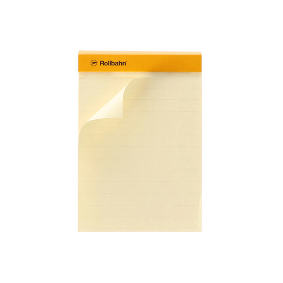 Rollbahn Notepad B5 - Ruled Yellow