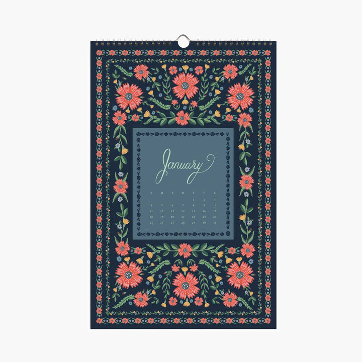 2026 Flora Wall Calendar