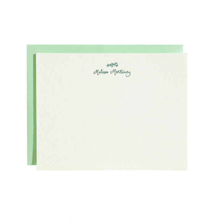 Custom Stationery Gift Certificate - Flat note + Envelope