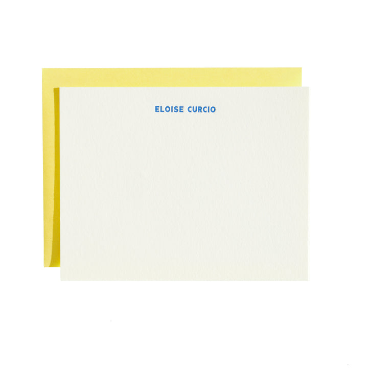 Custom Stationery Gift Certificate - Flat note + Envelope