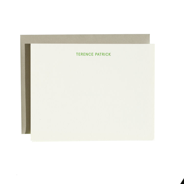 Custom Stationery Gift Certificate - Flat note + Envelope