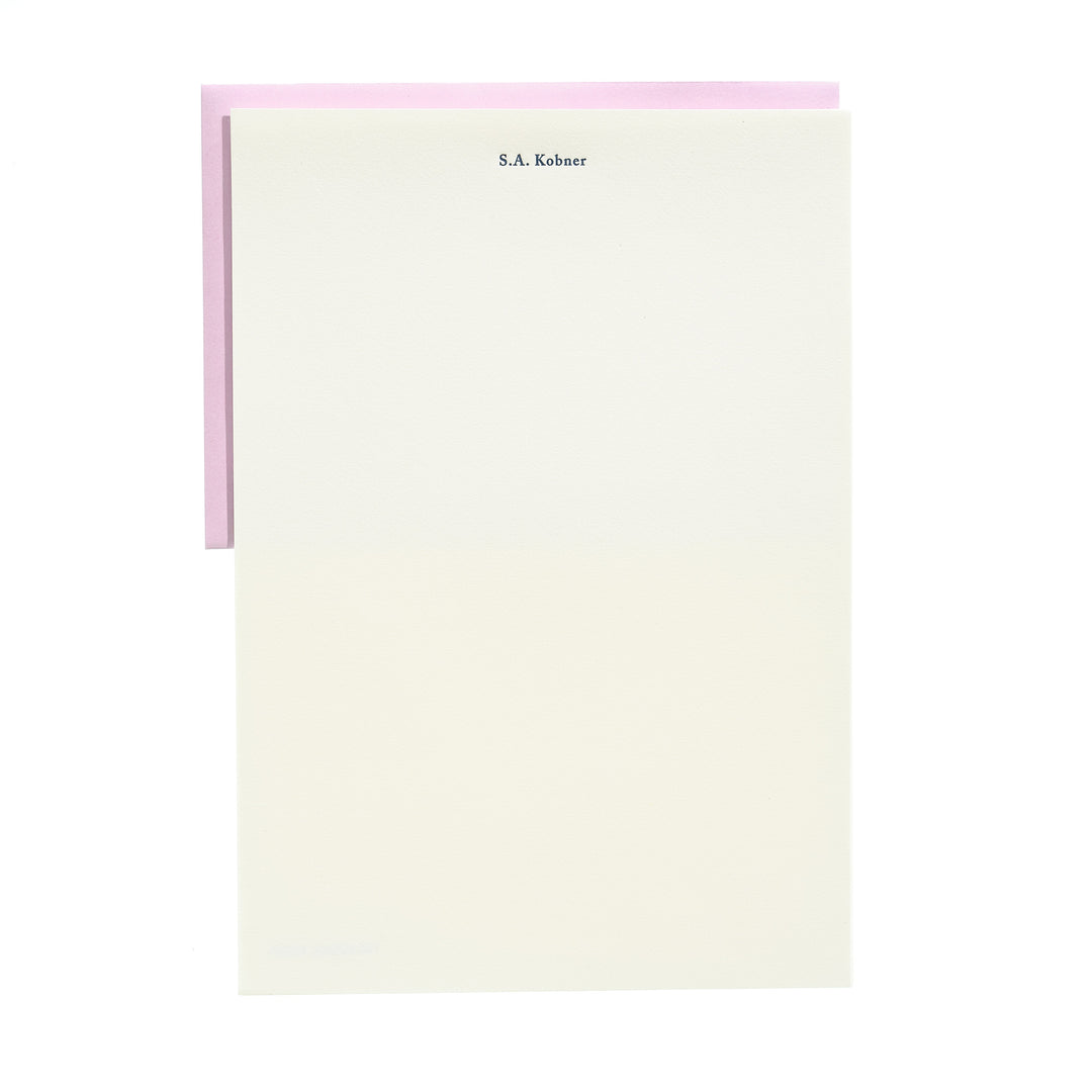 Custom Stationery Gift Certificate - Lettersheet + Envelope