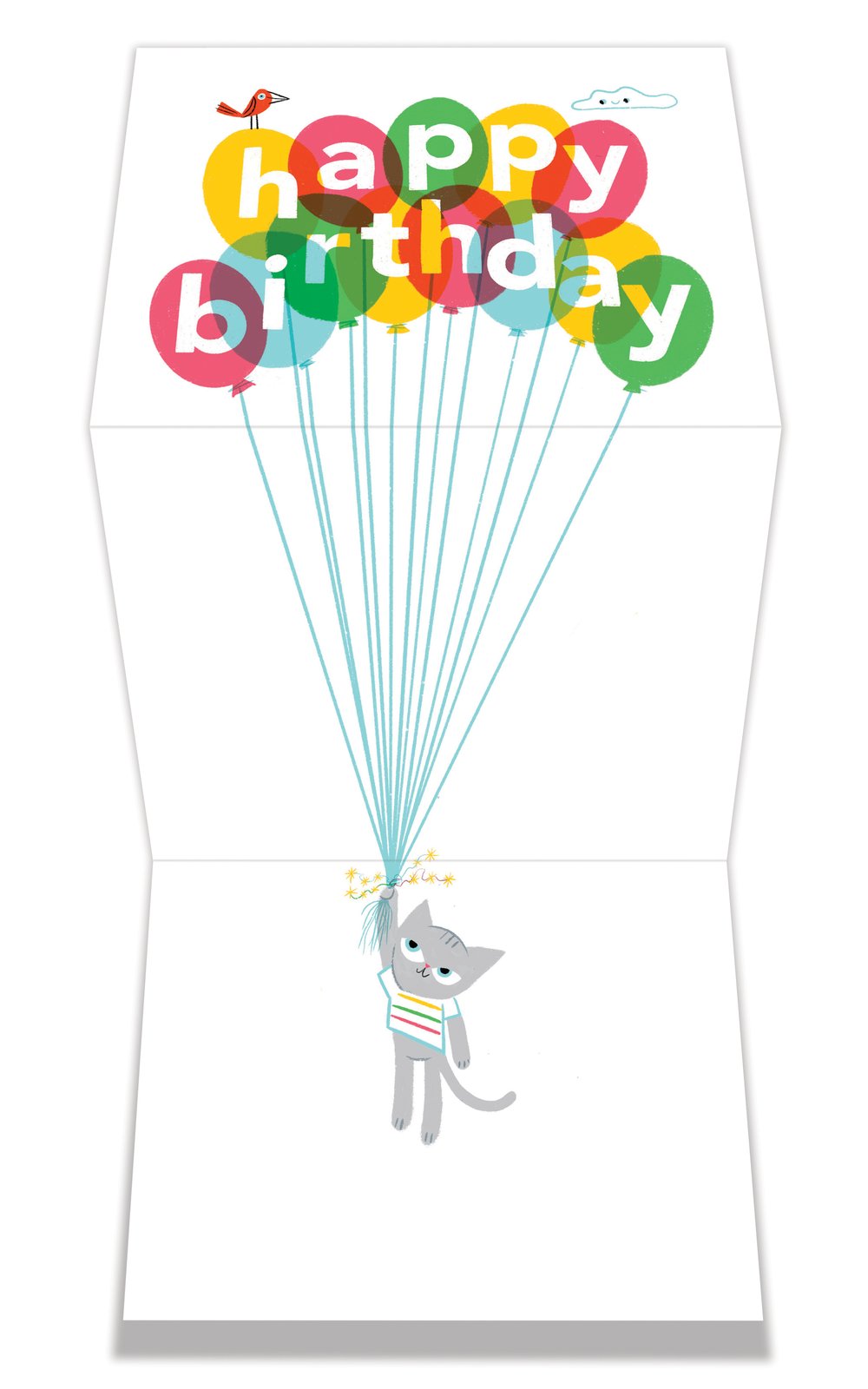 Birthday Balloon Kitty