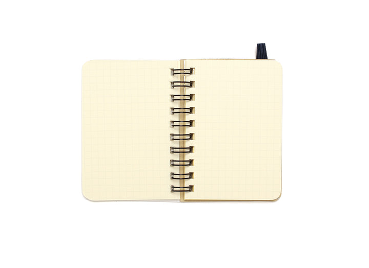 Rollbahn Mini Memo Notebook - Grid: Black