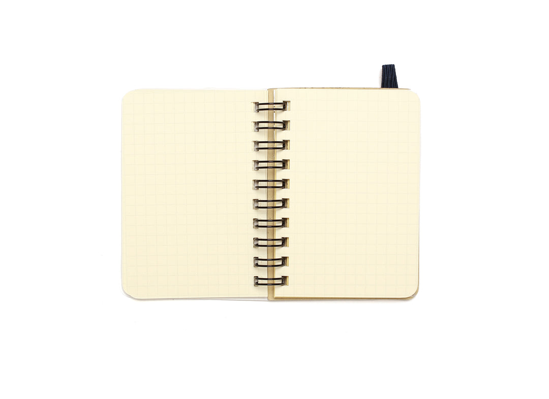 Rollbahn Mini Memo Notebook - Grid: Yellow