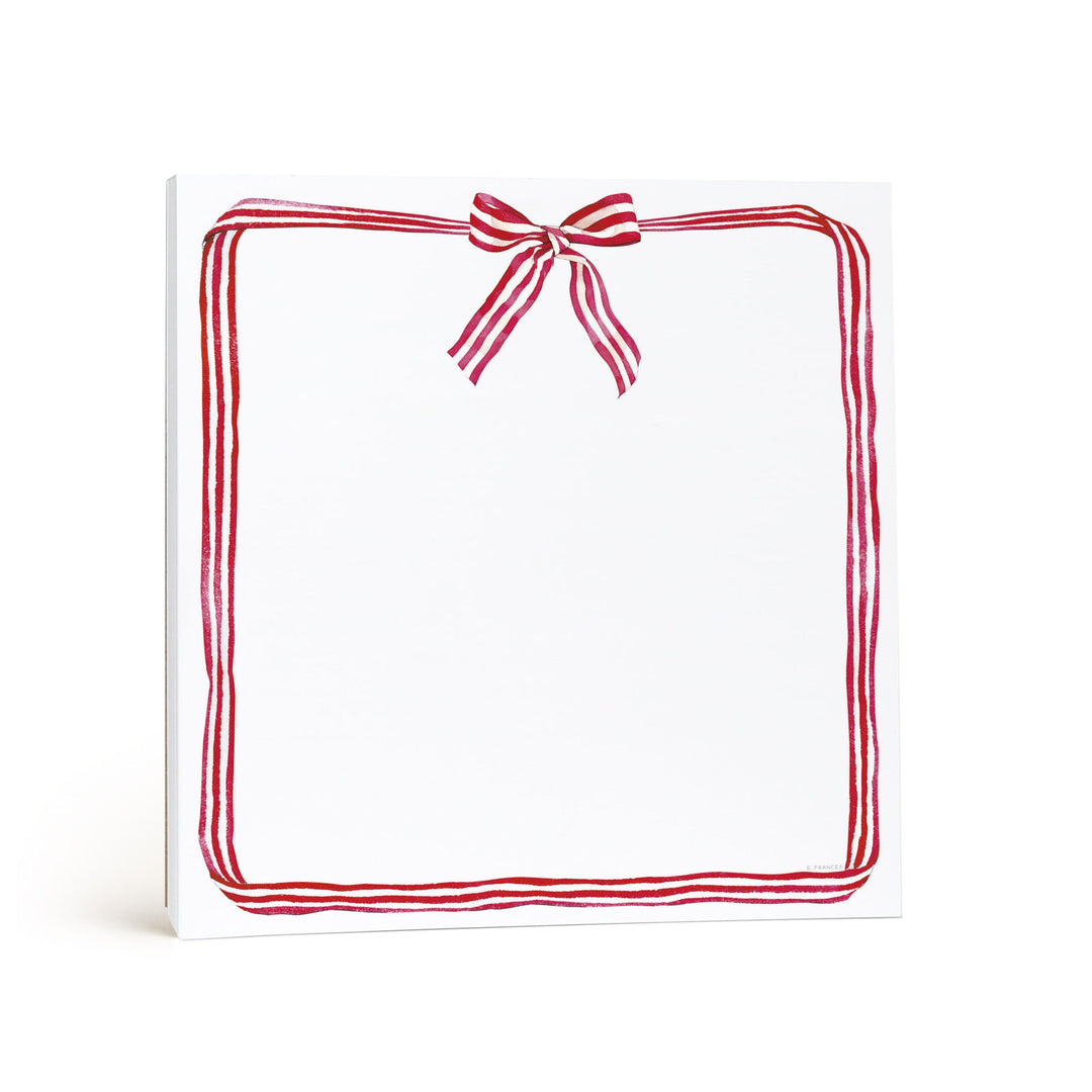 Red Ribbon Candy Chunky Notepad
