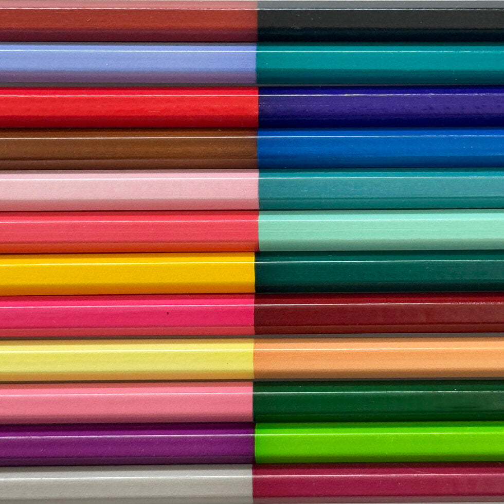 2-Color Pencil Set - 12 Pencils