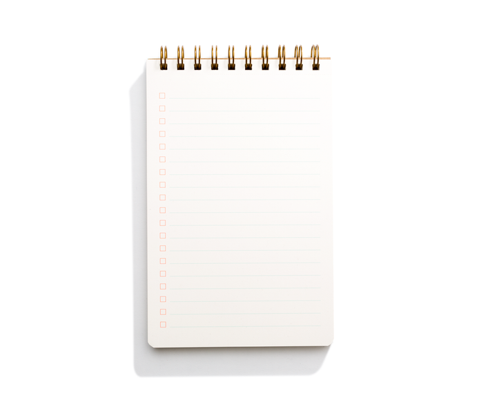 Task Pad Notebook - Mini Floral Pink