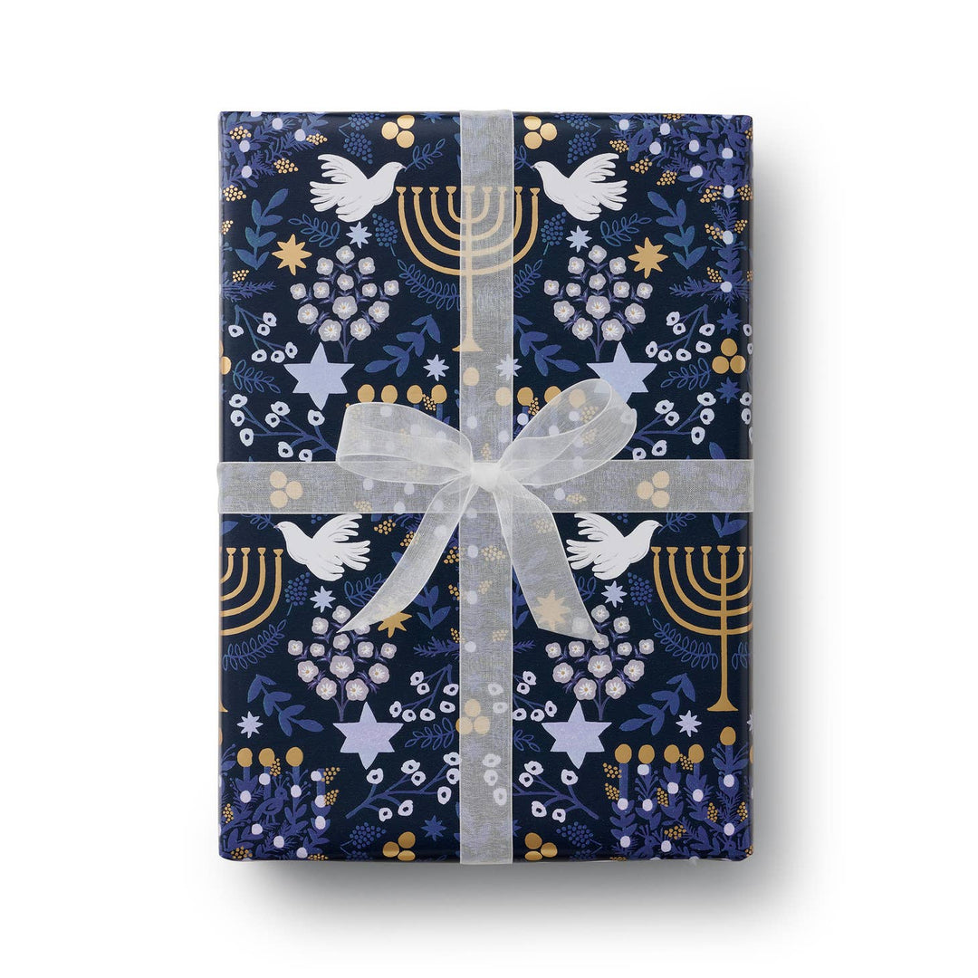 Laurel Menorah Continuous Wrap