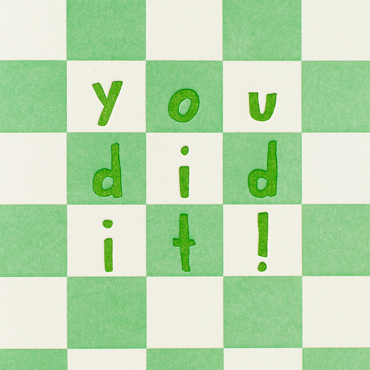 You Did It Checker