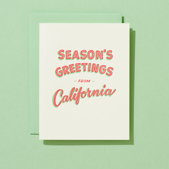 California Seasons Greetings