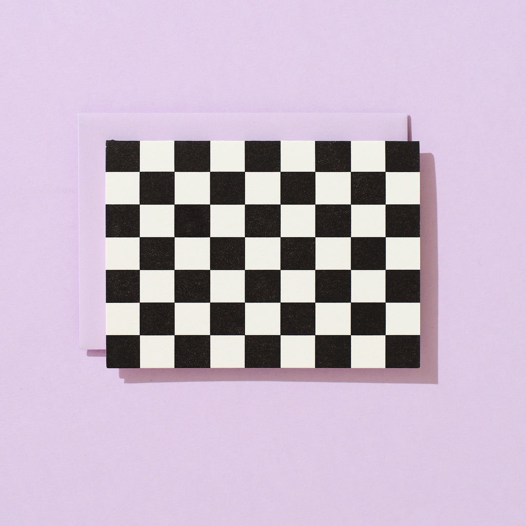 Checker Black Pattern Box Set