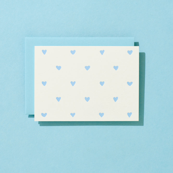 Blue Hearts Pattern Box Set