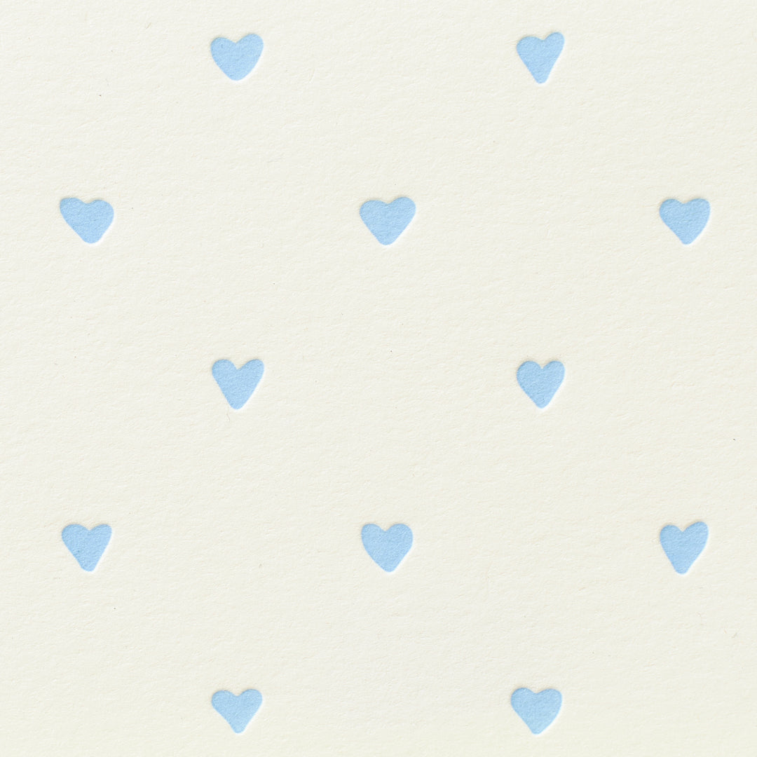Blue Hearts Pattern Box Set