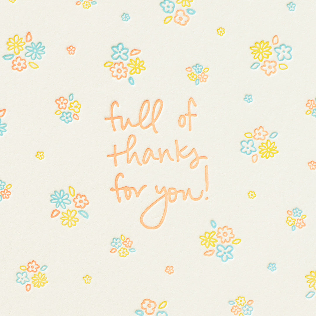 Ditsy Floral Thank You