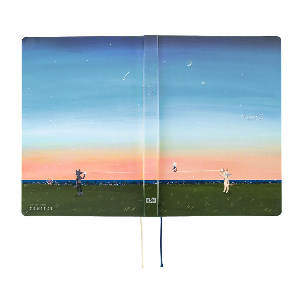 2027 Hobonichi Techo HON A5 - Hiroko Kubota: String Telephone Until the Moon is Full