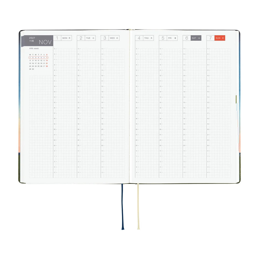2027 Hobonichi Techo HON A5 - Hiroko Kubota: String Telephone Until the Moon is Full
