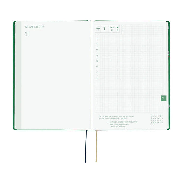 2027 Hobonichi Techo HON A5 - Bow & Tie: Sheep Sheep Sheep