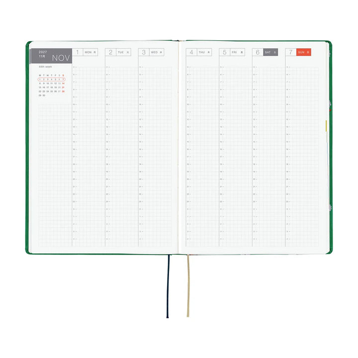 2027 Hobonichi Techo HON A5 - Bow & Tie: Sheep Sheep Sheep