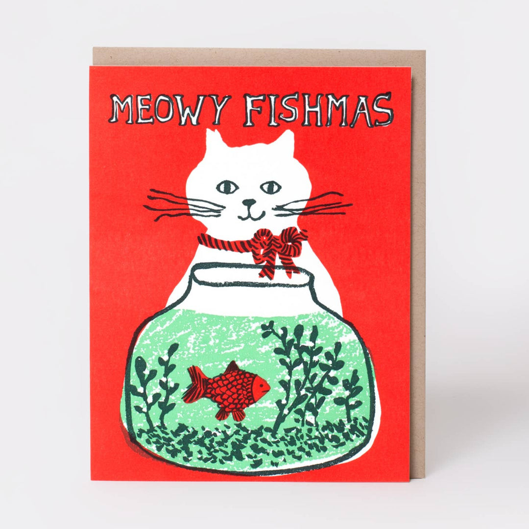 Meowy Fishmas Cat