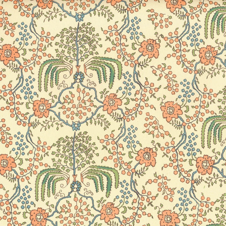Carta Varese - Flowering Shrub (Orange/Blue)