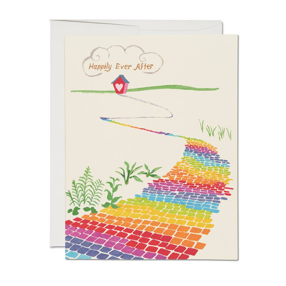 Rainbow Brick Road Wedding