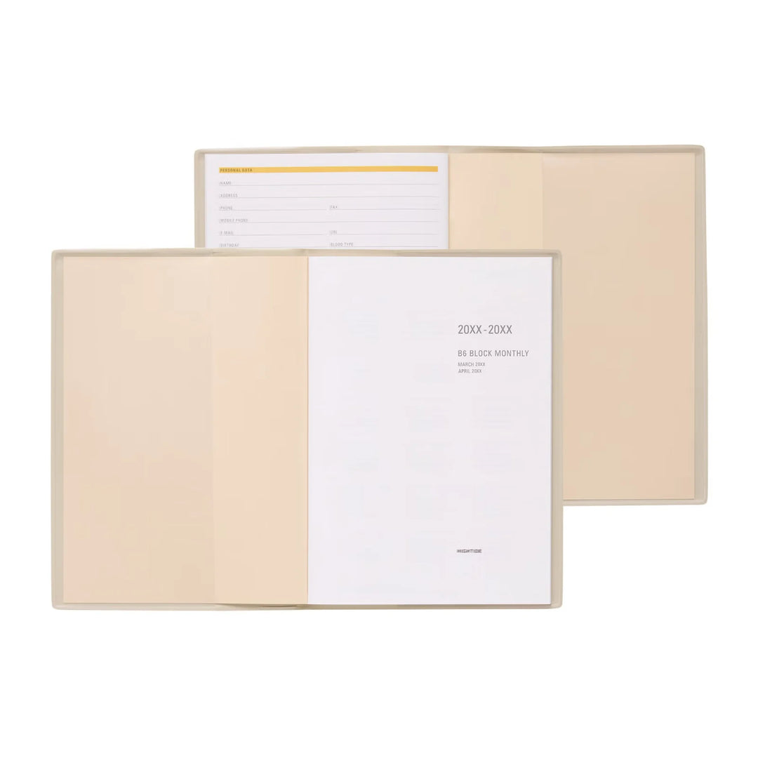 2027 Diary B6 Monthly Planner - Iris: Yellow