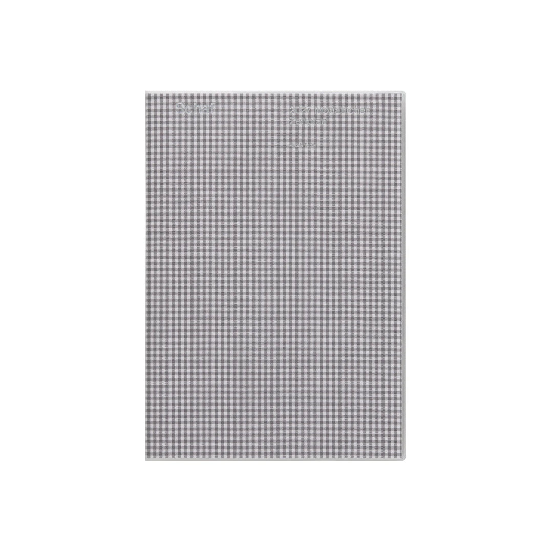 2027 Diary B6 Monthly Planner - Papillon: Grey