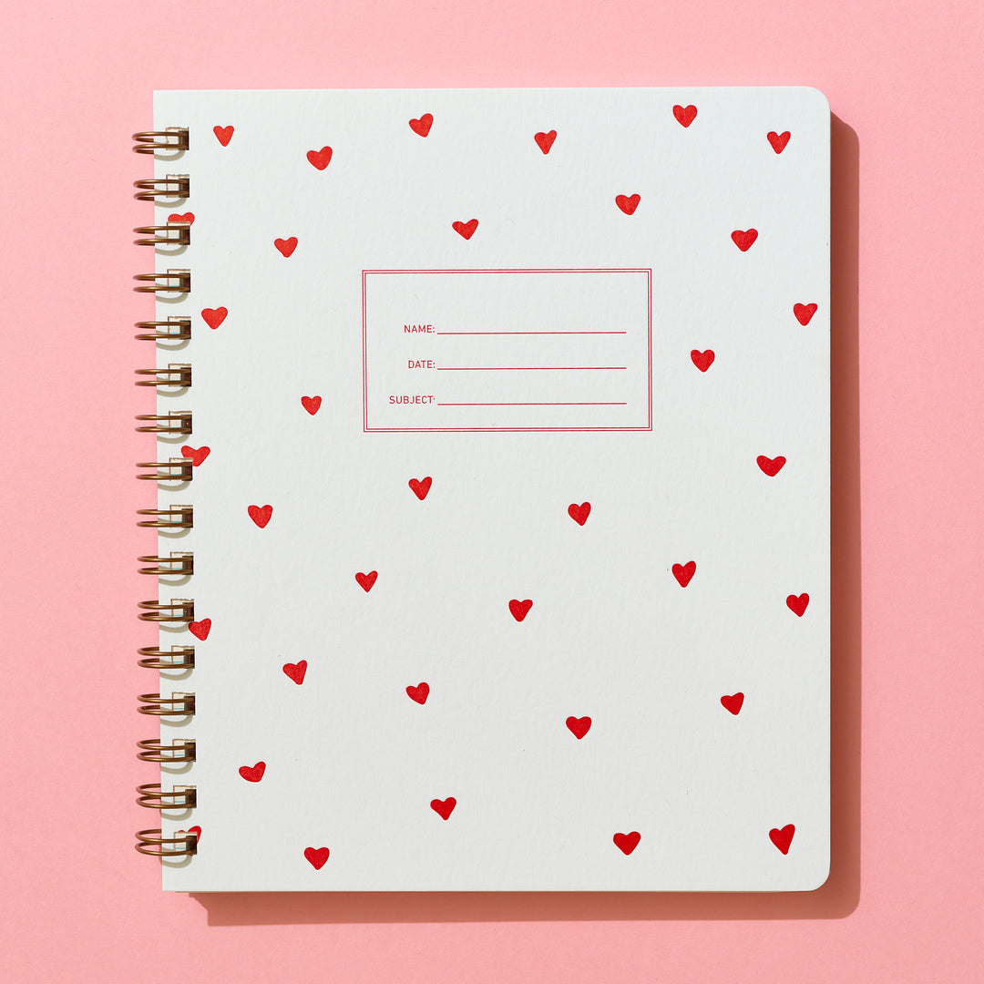 Standard Notebook - Red Hearts (Special Anniversary Edition)