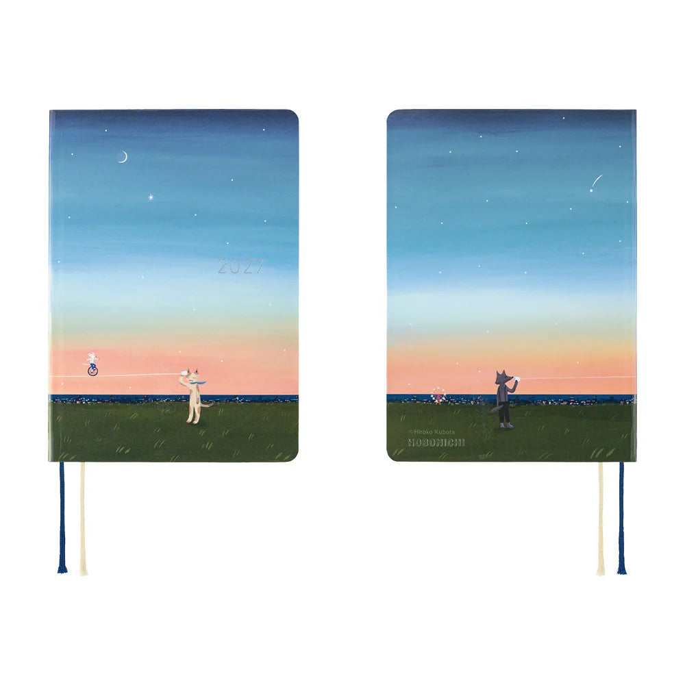 2027 Hobonichi Techo HON A6 - Hiroko Kubota: String Telephone Until the Moon is Full