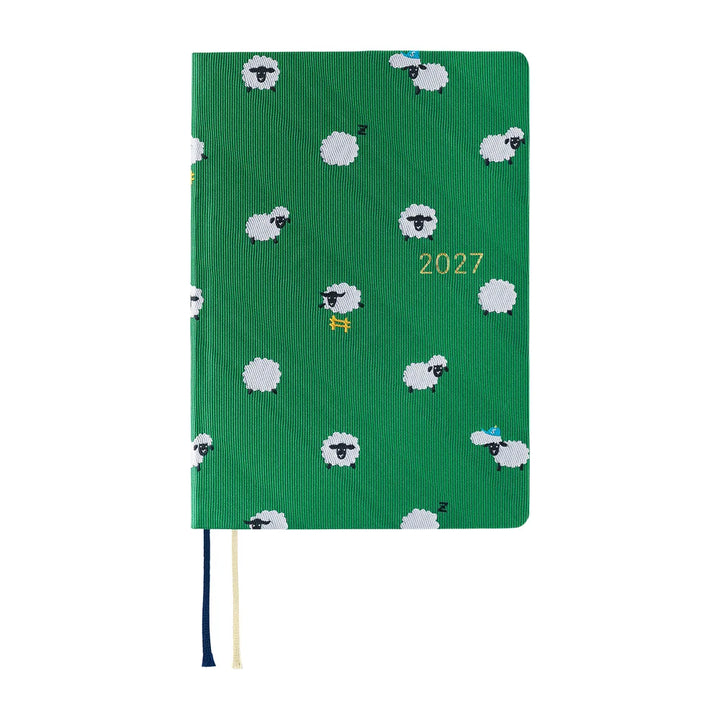 2027 Hobonichi Techo HON A6 - Bow & Tie: Sheep Sheep Sheep