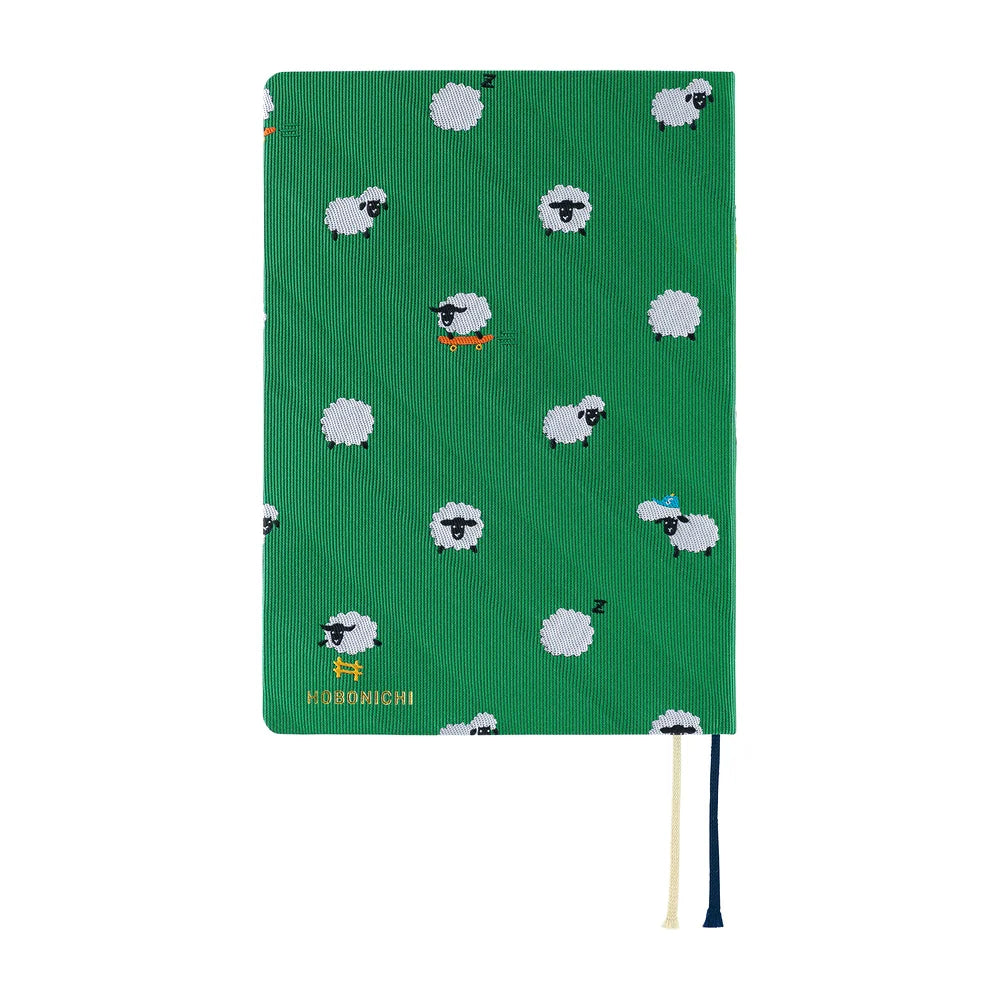 2027 Hobonichi Techo HON A6 - Bow & Tie: Sheep Sheep Sheep