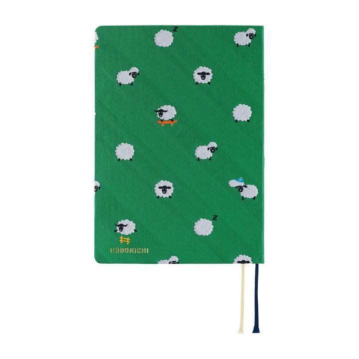 2027 Hobonichi Techo HON A6 - Bow & Tie: Sheep Sheep Sheep