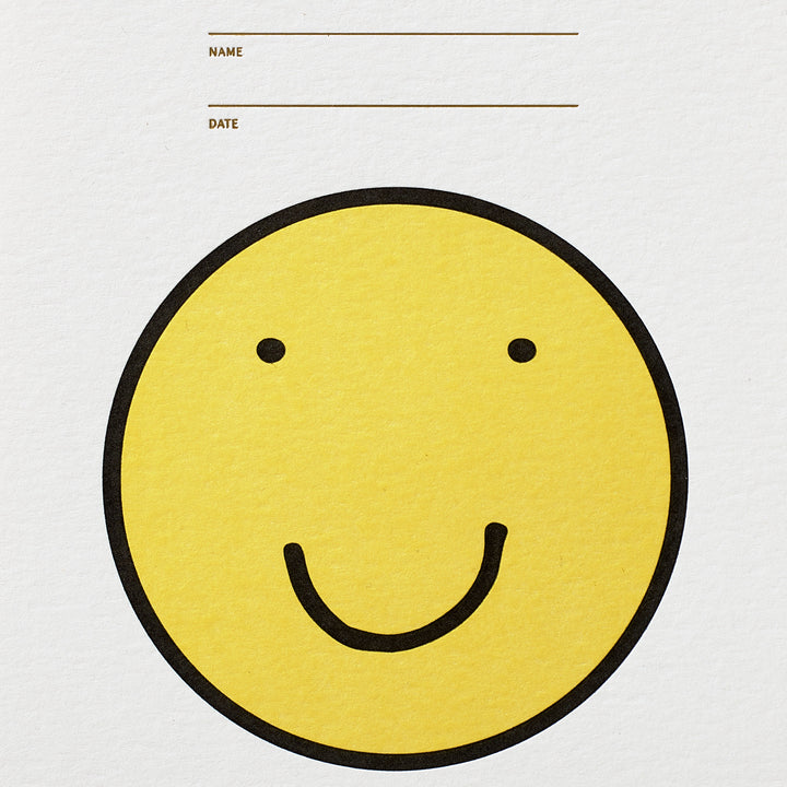 Task Pad Notebook - Smiley Face