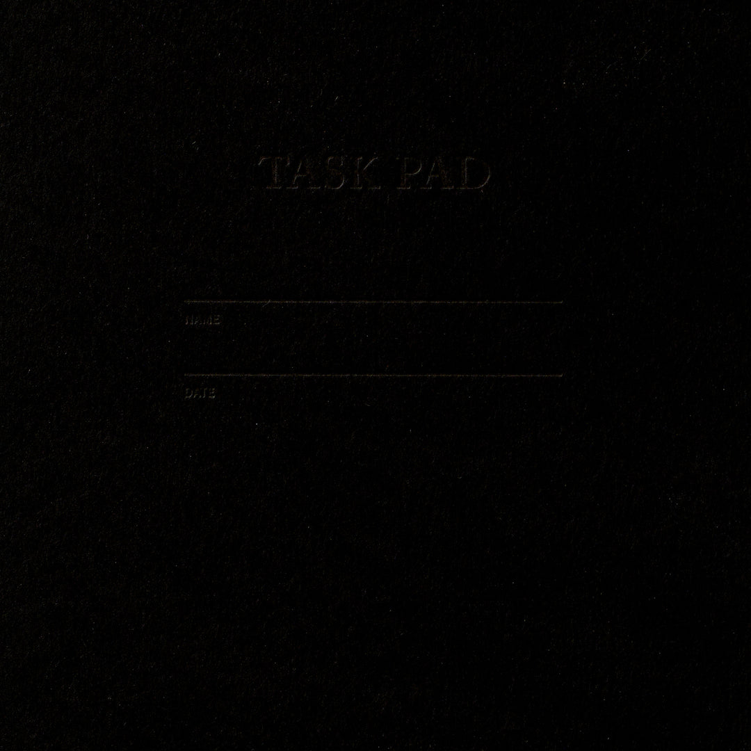 Task Pad Notebook - Black