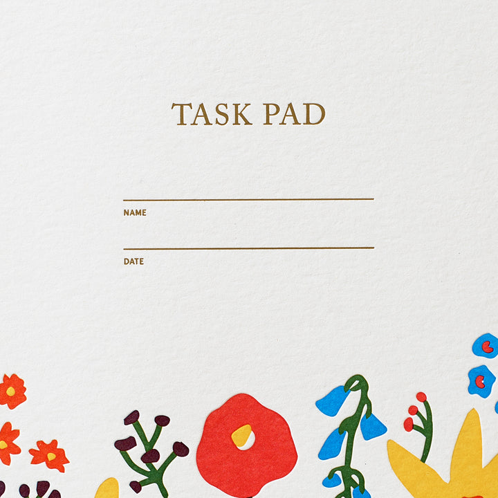 Task Pad Notebook - Super Bloom