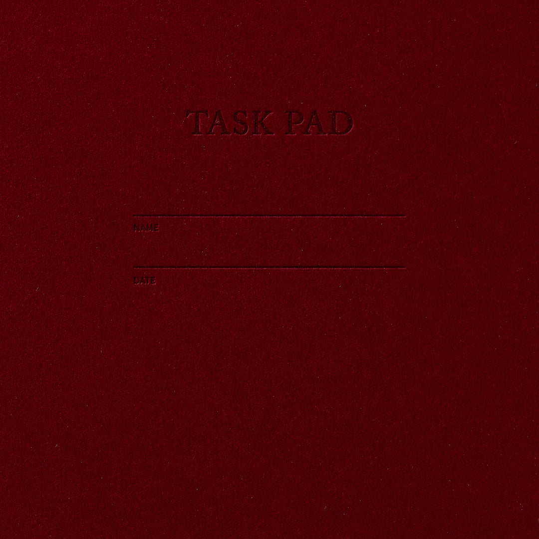 Task Pad Notebook - Pinot