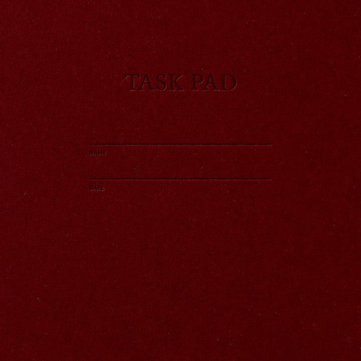 Task Pad Notebook - Pinot