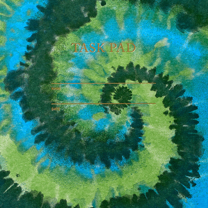 Task Pad Notebook - Tie Dye