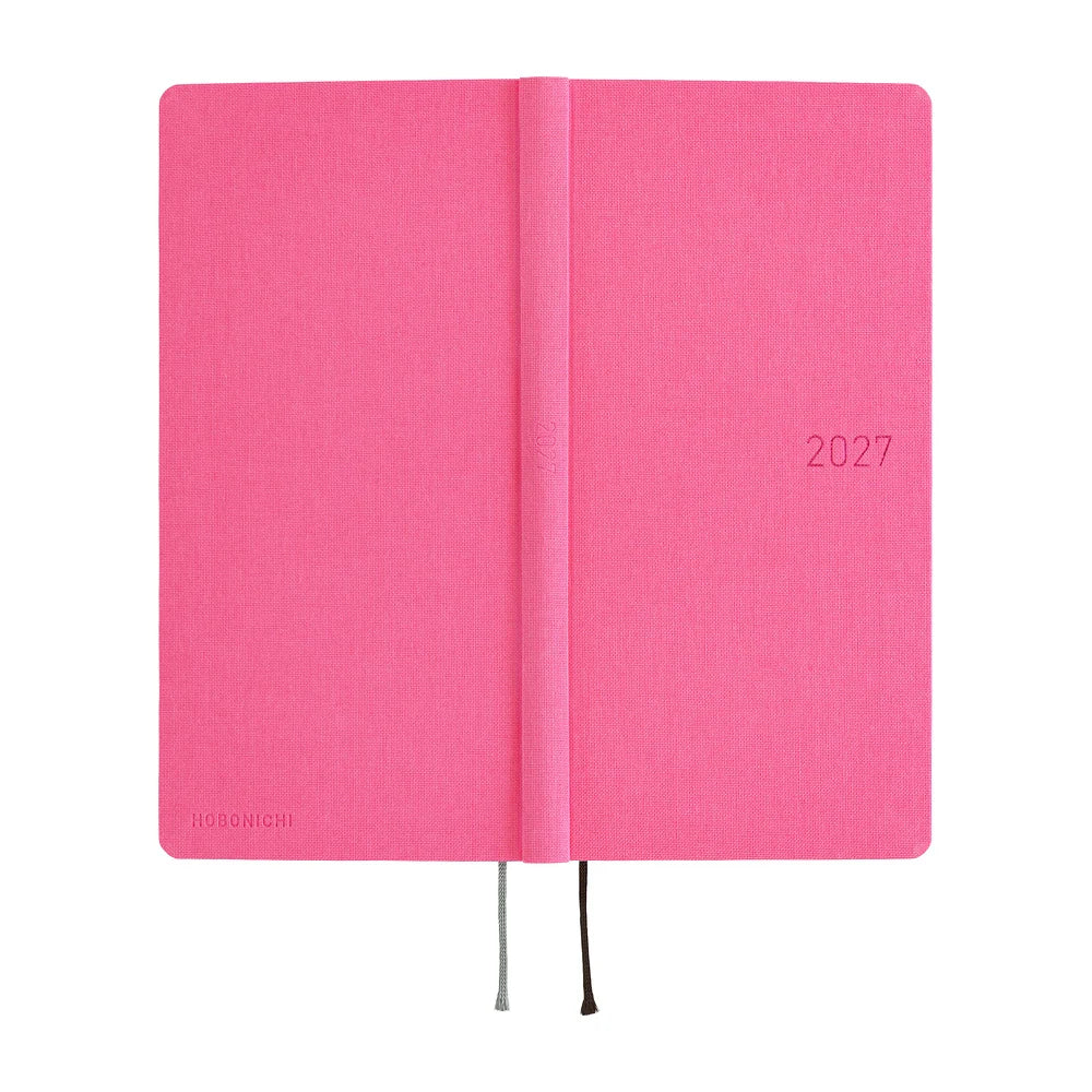 2027 Hobonichi Techo Weeks - Colors: Pink Sapphire