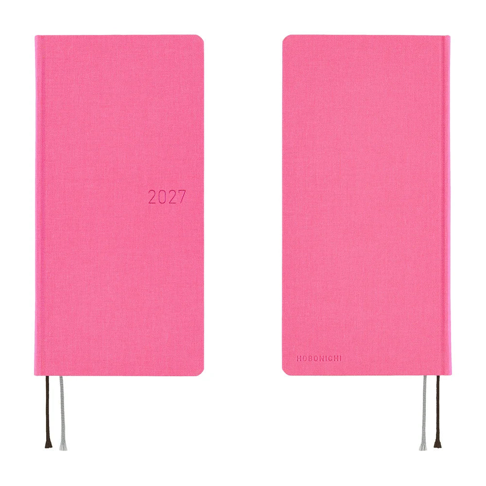 2027 Hobonichi Techo Weeks - Colors: Pink Sapphire