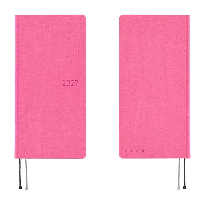 2027 Hobonichi Techo Weeks - Colors: Pink Sapphire