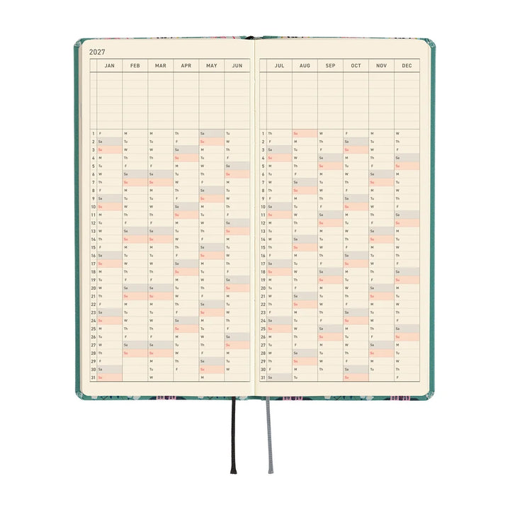 2027 Hobonichi Techo Weeks - Yumi Kitagashi: White Cat Wallpaper